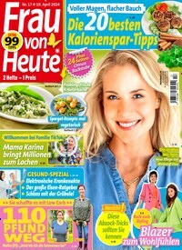 Titelbild der Ausgabe 17/2024 von Frau von heute. Diese Zeitschrift und viele weitere Frauenzeitschriften als Abo oder epaper bei United Kiosk online kaufen.