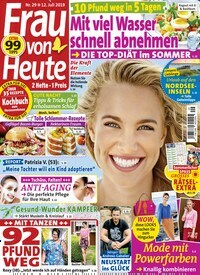 Titelbild der Ausgabe 29/2019 von Frau von heute. Diese Zeitschrift und viele weitere Frauenzeitschriften als Abo oder epaper bei United Kiosk online kaufen.