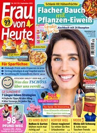 Titelbild der Ausgabe 39/2026 von Frau von heute. Diese Zeitschrift und viele weitere Frauenzeitschriften als Abo oder epaper bei United Kiosk online kaufen.
