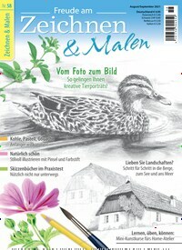 Titelbild der Ausgabe 58/2021 von Freude am Zeichnen & Malen. Diese Zeitschrift und viele weitere Elternzeitschriften und Tierzeitschriften als Abo oder epaper bei United Kiosk online kaufen.