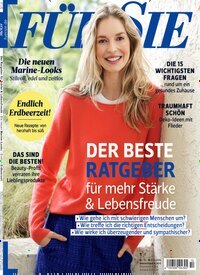 Titelbild der Ausgabe 10/2026 von Für Sie. Diese Zeitschrift und viele weitere Frauenzeitschriften als Abo oder epaper bei United Kiosk online kaufen.