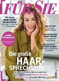 Titelbild der Ausgabe 19/2025 von Für Sie. Diese Zeitschrift und viele weitere Frauenzeitschriften als Abo oder epaper bei United Kiosk online kaufen.