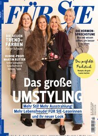 Titelbild der Ausgabe 22/2026 von Für Sie. Diese Zeitschrift und viele weitere Frauenzeitschriften als Abo oder epaper bei United Kiosk online kaufen.