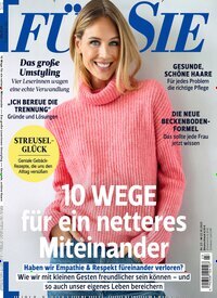 Titelbild der Ausgabe 23/2025 von Für Sie. Diese Zeitschrift und viele weitere Frauenzeitschriften als Abo oder epaper bei United Kiosk online kaufen.