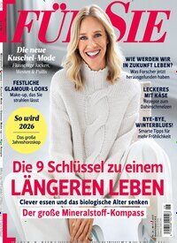 Titelbild der Ausgabe 26/2025 von Für Sie. Diese Zeitschrift und viele weitere Frauenzeitschriften als Abo oder epaper bei United Kiosk online kaufen.