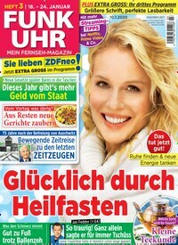 Titelbild der Ausgabe 3/2020 von Funk Uhr. Diese Zeitschrift und viele weitere Programmzeitschriften als Abo oder epaper bei United Kiosk online kaufen.