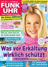 Titelbild der Ausgabe 5/2020 von Funk Uhr. Diese Zeitschrift und viele weitere Programmzeitschriften als Abo oder epaper bei United Kiosk online kaufen.