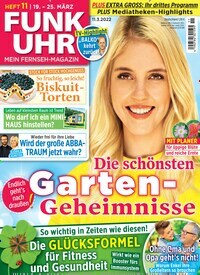 Titelbild der Ausgabe 11/2022 von Funk Uhr. Diese Zeitschrift und viele weitere Programmzeitschriften als Abo oder epaper bei United Kiosk online kaufen.