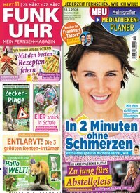 Titelbild der Ausgabe 11/2026 von Funk Uhr. Diese Zeitschrift und viele weitere Programmzeitschriften als Abo oder epaper bei United Kiosk online kaufen.
