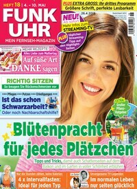 Titelbild der Ausgabe 18/2019 von Funk Uhr. Diese Zeitschrift und viele weitere Programmzeitschriften als Abo oder epaper bei United Kiosk online kaufen.