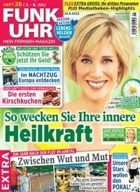 Titelbild der Ausgabe 26/2022 von Funk Uhr. Diese Zeitschrift und viele weitere Programmzeitschriften als Abo oder epaper bei United Kiosk online kaufen.