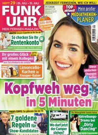 Titelbild der Ausgabe 29/2026 von Funk Uhr. Diese Zeitschrift und viele weitere Programmzeitschriften als Abo oder epaper bei United Kiosk online kaufen.