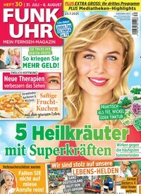 Titelbild der Ausgabe 30/2021 von Funk Uhr. Diese Zeitschrift und viele weitere Programmzeitschriften als Abo oder epaper bei United Kiosk online kaufen.