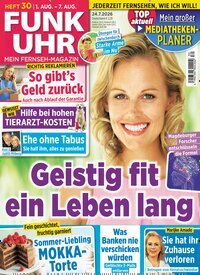 Titelbild der Ausgabe 30/2026 von Funk Uhr. Diese Zeitschrift und viele weitere Programmzeitschriften als Abo oder epaper bei United Kiosk online kaufen.