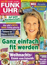 Titelbild der Ausgabe 50/2025 von Funk Uhr. Diese Zeitschrift und viele weitere Programmzeitschriften als Abo oder epaper bei United Kiosk online kaufen.