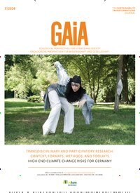 Titelbild der Ausgabe 3/2026 von GAIA. Diese Zeitschrift und viele weitere Naturzeitschriften, Landwirtschaftszeitungen und Umweltmagazine als Abo oder epaper bei United Kiosk online kaufen.
