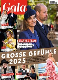 Titelbild der Ausgabe 1/2026 von Gala. Diese Zeitschrift und viele weitere Lifestylemagazine und Peoplemagazine als Abo oder epaper bei United Kiosk online kaufen.