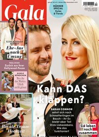 Titelbild der Ausgabe 40/2026 von Gala. Diese Zeitschrift und viele weitere Lifestylemagazine und Peoplemagazine als Abo oder epaper bei United Kiosk online kaufen.