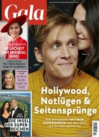 Titelbild der Ausgabe 50/2023 von Gala. Diese Zeitschrift und viele weitere Lifestylemagazine und Peoplemagazine als Abo oder epaper bei United Kiosk online kaufen.