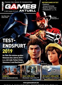 Titelbild der Ausgabe 1/2020 von Games Aktuell. Diese Zeitschrift und viele weitere Computerzeitschriften, Tabletmagazine und Smartphonemagazine als Abo oder epaper bei United Kiosk online kaufen.