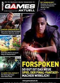 Titelbild der Ausgabe 3/2022 von Games Aktuell. Diese Zeitschrift und viele weitere Computerzeitschriften, Tabletmagazine und Smartphonemagazine als Abo oder epaper bei United Kiosk online kaufen.