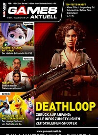 Titelbild der Ausgabe 7/2021 von Games Aktuell. Diese Zeitschrift und viele weitere Computerzeitschriften, Tabletmagazine und Smartphonemagazine als Abo oder epaper bei United Kiosk online kaufen.