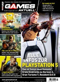 Titelbild der Ausgabe 8/2020 von Games Aktuell. Diese Zeitschrift und viele weitere Computerzeitschriften, Tabletmagazine und Smartphonemagazine als Abo oder epaper bei United Kiosk online kaufen.