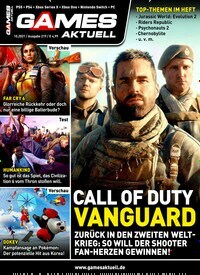Titelbild der Ausgabe 10/2021 von Games Aktuell. Diese Zeitschrift und viele weitere Computerzeitschriften, Tabletmagazine und Smartphonemagazine als Abo oder epaper bei United Kiosk online kaufen.