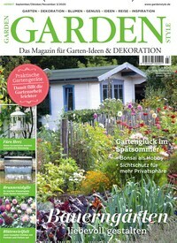 Titelbild der Ausgabe 3/2020 von Garden Style. Diese Zeitschrift und viele weitere Gartenzeitschriften und Wohnzeitschriften als Abo oder epaper bei United Kiosk online kaufen.