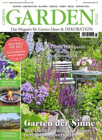 Titelbild der Ausgabe 3/2022 von Garden Style. Diese Zeitschrift und viele weitere Gartenzeitschriften und Wohnzeitschriften als Abo oder epaper bei United Kiosk online kaufen.