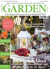 Titelbild der Ausgabe 4/2022 von Garden Style. Diese Zeitschrift und viele weitere Gartenzeitschriften und Wohnzeitschriften als Abo oder epaper bei United Kiosk online kaufen.