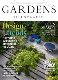 Titelbild der Ausgabe 1/2026 von Gardens Illustrated. Diese Zeitschrift und viele weitere Gartenzeitschriften und Wohnzeitschriften als Abo oder epaper bei United Kiosk online kaufen.