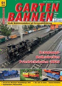 Titelbild der Ausgabe 1/2026 von Gartenbahnen. Diese Zeitschrift und viele weitere Reisemagazine, Freizeitmagazine und Wissensmagazine als Abo oder epaper bei United Kiosk online kaufen.