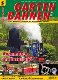 Titelbild der Ausgabe 2/2019 von Gartenbahnen. Diese Zeitschrift und viele weitere Reisemagazine, Freizeitmagazine und Wissensmagazine als Abo oder epaper bei United Kiosk online kaufen.