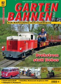 Titelbild der Ausgabe 2/2025 von Gartenbahnen. Diese Zeitschrift und viele weitere Reisemagazine, Freizeitmagazine und Wissensmagazine als Abo oder epaper bei United Kiosk online kaufen.