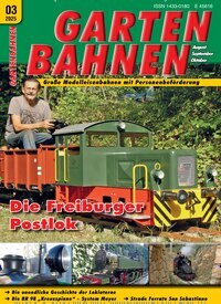 Titelbild der Ausgabe 3/2025 von Gartenbahnen. Diese Zeitschrift und viele weitere Reisemagazine, Freizeitmagazine und Wissensmagazine als Abo oder epaper bei United Kiosk online kaufen.