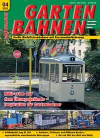 Titelbild der Ausgabe 4/2025 von Gartenbahnen. Diese Zeitschrift und viele weitere Reisemagazine, Freizeitmagazine und Wissensmagazine als Abo oder epaper bei United Kiosk online kaufen.