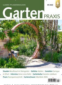 Titelbild der Ausgabe 9/2026 von Gartenpraxis. Diese Zeitschrift und viele weitere Naturzeitschriften, Landwirtschaftszeitungen und Umweltmagazine als Abo oder epaper bei United Kiosk online kaufen.