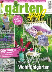 Titelbild der Ausgabe 8/2023 von Gartenspaß - Das junge Praxis-Magazin. Diese Zeitschrift und viele weitere Gartenzeitschriften und Wohnzeitschriften als Abo oder epaper bei United Kiosk online kaufen.