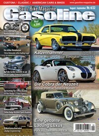 Titelbild der Ausgabe 4/2022 von Gasoline. Diese Zeitschrift und viele weitere Automagazine und Motorradzeitschriften als Abo oder epaper bei United Kiosk online kaufen.