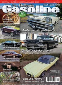 Titelbild der Ausgabe 4/2025 von Gasoline. Diese Zeitschrift und viele weitere Automagazine und Motorradzeitschriften als Abo oder epaper bei United Kiosk online kaufen.