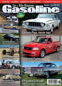 Titelbild der Ausgabe 6/2023 von Gasoline. Diese Zeitschrift und viele weitere Automagazine und Motorradzeitschriften als Abo oder epaper bei United Kiosk online kaufen.