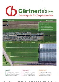 Titelbild der Ausgabe 5/2018 von GB Gärtnerbörse. Diese Zeitschrift und viele weitere Naturzeitschriften, Landwirtschaftszeitungen und Umweltmagazine als Abo oder epaper bei United Kiosk online kaufen.