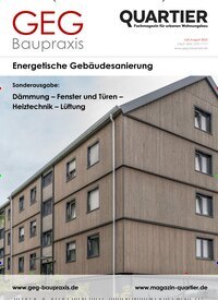 Titelbild der Ausgabe 4/2025 von GEG Baupraxis. Diese Zeitschrift und viele weitere Architekturzeitschriften und Bauzeitschriften als Abo oder epaper bei United Kiosk online kaufen.