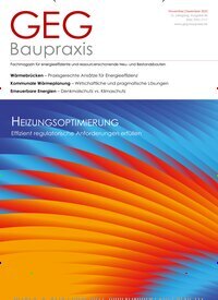 Titelbild der Ausgabe 6/2025 von GEG Baupraxis. Diese Zeitschrift und viele weitere Architekturzeitschriften und Bauzeitschriften als Abo oder epaper bei United Kiosk online kaufen.