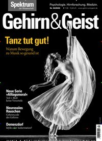 Titelbild der Ausgabe 4/2020 von Gehirn & Geist. Diese Zeitschrift und viele weitere Reisemagazine, Freizeitmagazine und Wissensmagazine als Abo oder epaper bei United Kiosk online kaufen.