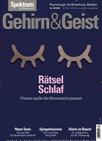 Titelbild der Ausgabe 4/2022 von Gehirn & Geist. Diese Zeitschrift und viele weitere Reisemagazine, Freizeitmagazine und Wissensmagazine als Abo oder epaper bei United Kiosk online kaufen.