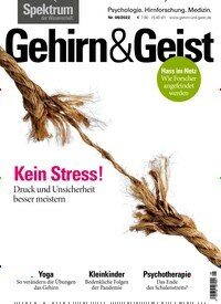Titelbild der Ausgabe 5/2022 von Gehirn & Geist. Diese Zeitschrift und viele weitere Reisemagazine, Freizeitmagazine und Wissensmagazine als Abo oder epaper bei United Kiosk online kaufen.