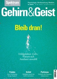 Titelbild der Ausgabe 6/2018 von Gehirn & Geist. Diese Zeitschrift und viele weitere Reisemagazine, Freizeitmagazine und Wissensmagazine als Abo oder epaper bei United Kiosk online kaufen.
