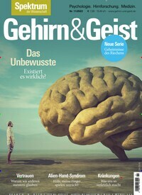 Titelbild der Ausgabe 11/2022 von Gehirn & Geist. Diese Zeitschrift und viele weitere Reisemagazine, Freizeitmagazine und Wissensmagazine als Abo oder epaper bei United Kiosk online kaufen.
